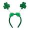 Beistle; Beistle Adult Glittered Shamrock Boppers, 2ct.; Category:St. Patrick's Day Party Supplies; Image:2